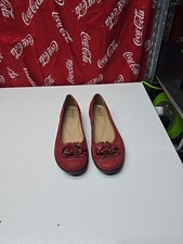 HOTTER Cameo Red Leather Slip