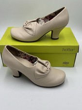 Hotter Donna Cream Leather