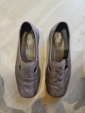 Ladies Dark Gold Slip On