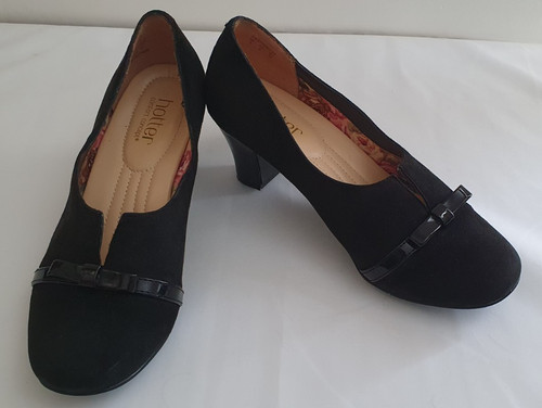 Hotter size black suede - (39),