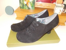 Hotter 7.5 Nicola Black Suede