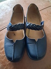 Hotter 'Shake' Navy Shoes Size